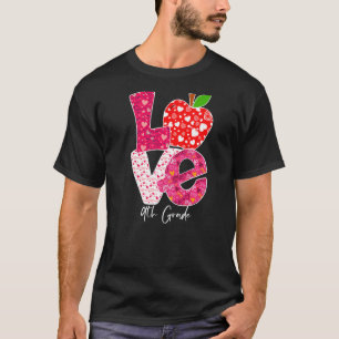 T-shirt Valentines Day Love 9th Grade Squad Enseignant Enf