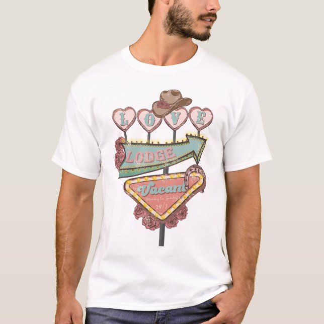 T-shirt Valentine's Day Love Lodge (Devant)