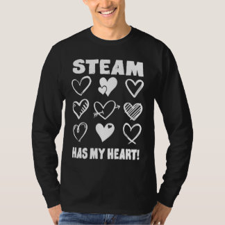 T-shirt Valentine's Day STEAM Has My Heart Appreciation