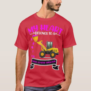 T-shirt Valentine's Day Wheel Loader