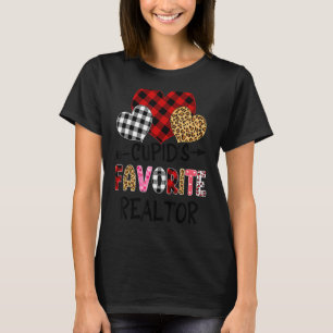 T-shirt Valentines Favorite de Cupidon RéALTOR Jour Buffal