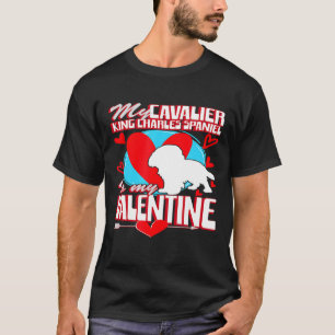 T-shirt Valentines Jour Cavalier Roi Charles Spaniel Chien