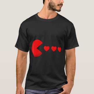 T-shirt Valentines Jour Coeurs Amusants Garçons Filles Enf