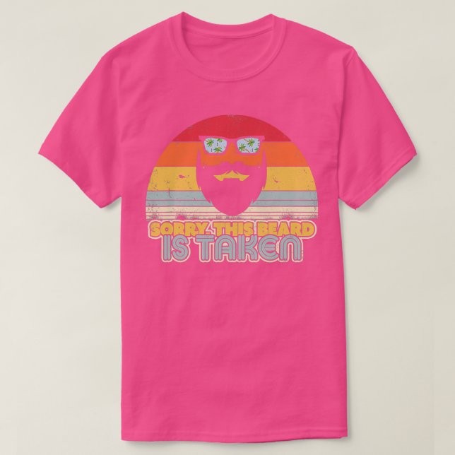 T-shirt Valentines Jour Il Désolé Cette Barbe Est (Design devant)