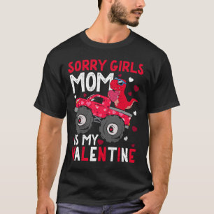 T-shirt Valentines Jour pour Enfants garçons Son Dinosaur 