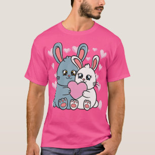 T-shirt Valentines Jour Rabbit Couple Bunnys Couple Bunnys
