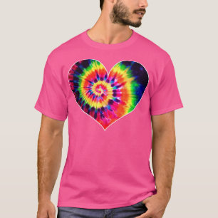 T-shirt Valentines Jour Type Dye Heart Love