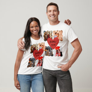 T-shirt Valentines personnalisées coeur de jour 4 collage 
