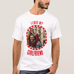 T-shirt Valentines personnalisées jour I Love My Girlfrien