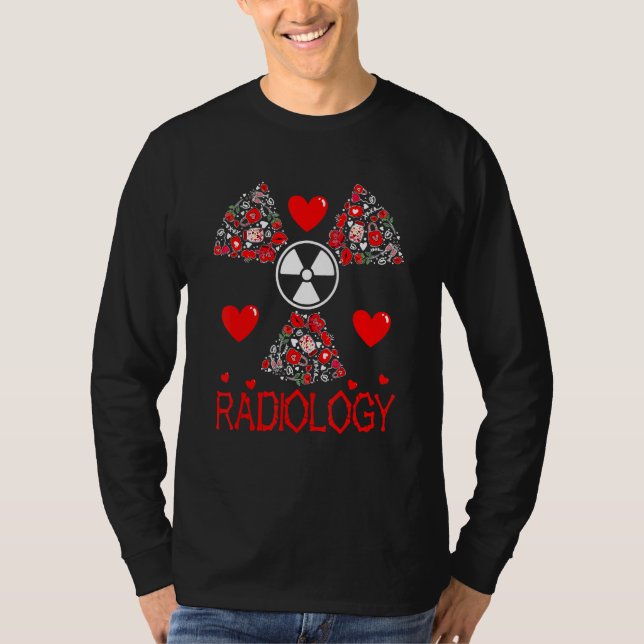 T-shirt Valentine's Radiology You Pose We Expose X ray Rad (Devant)