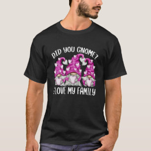 T-shirt Valentines Roses Jours Gnomes Pour Garden Maman J'