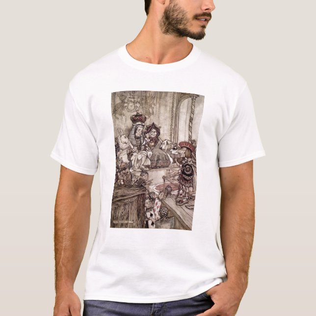 T-shirt Valet d'Arthur Rackham | avant le roi et la reine (Devant)