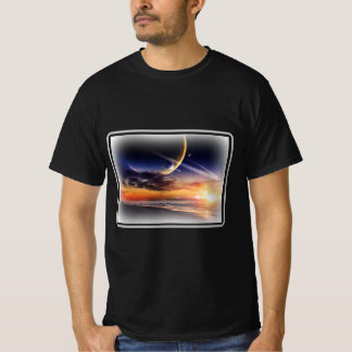 T-Shirt Valeur de l'Horizon de la Planète Cosmique