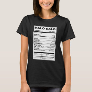 T-shirt Valeur nutritionnelle de l'halo-halo