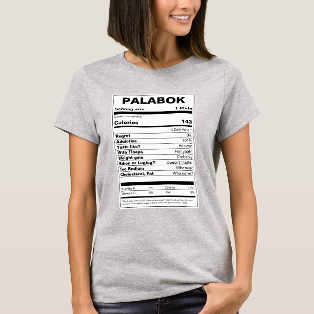 T-shirt Valeur nutritive Palabok (Devant)
