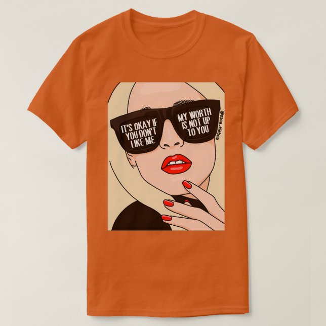 T-shirt Valeur par Sasa Elebea (Design devant)