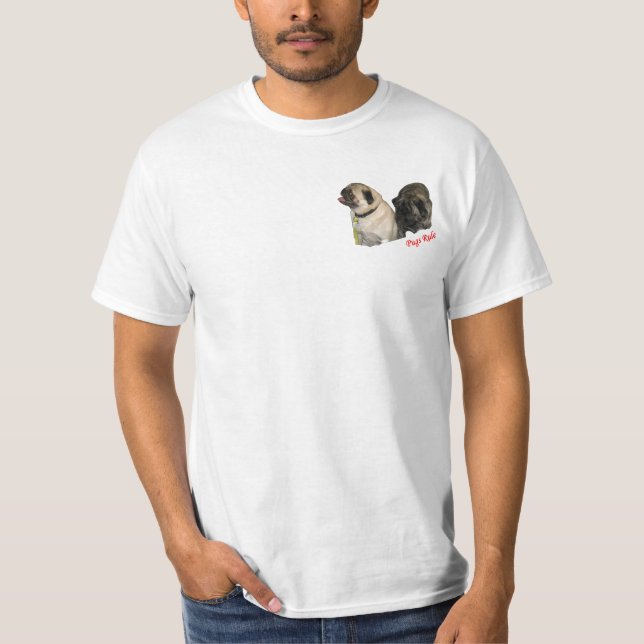 T-shirt Valeur T de règle de carlins (Devant)