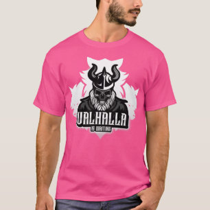 T-shirt Valhalla attend Viking wolves Odin guerrier dit