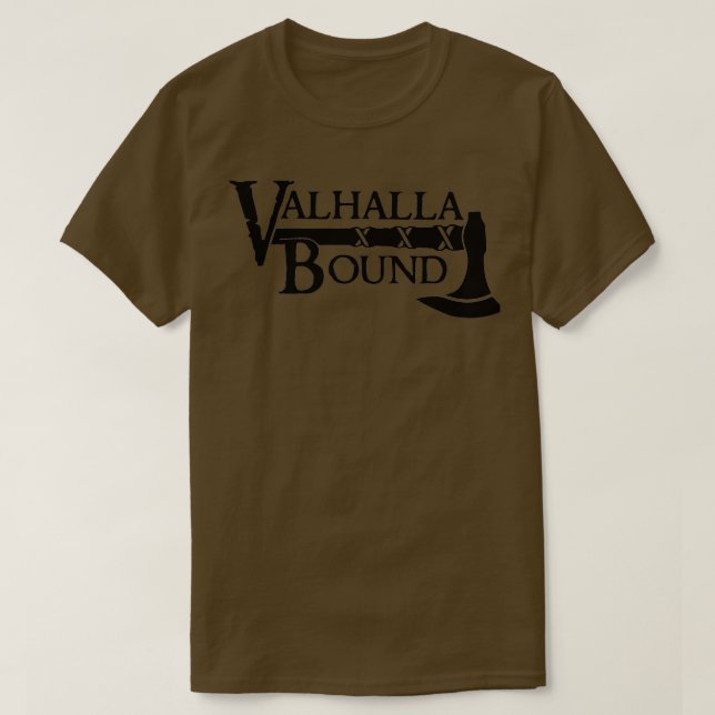 T-shirt Valhalla Limite Viking Ax 2 (Design devant)