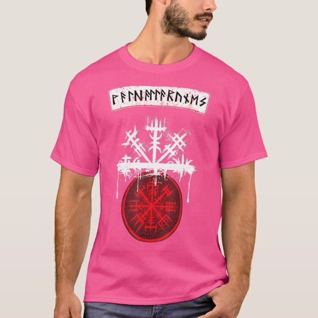 T-shirt Valhalla Runes Guerriers Berserker Vikings Odin Ra (Devant)