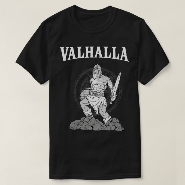 T-shirt Valhalla Viking Norse (Design devant)
