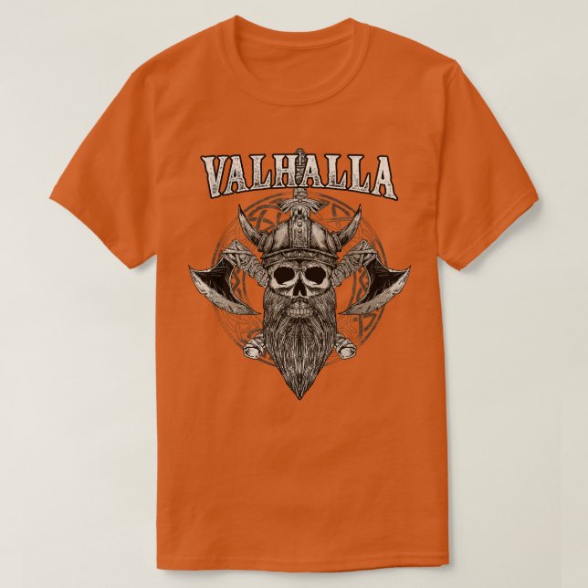 T-shirt Valhalla Viking Norse 3 (Design devant)