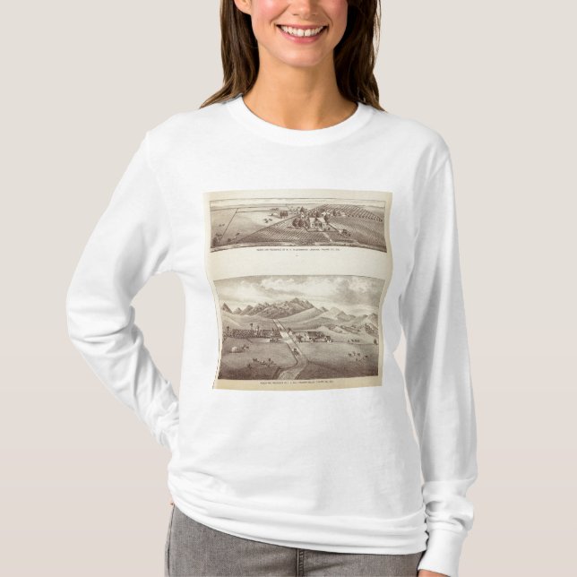 T-shirt Vallée de Frazier, ranchs de Lakeside (Devant)