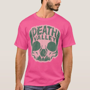 T-shirt Vallée de la Mort - rose crâne