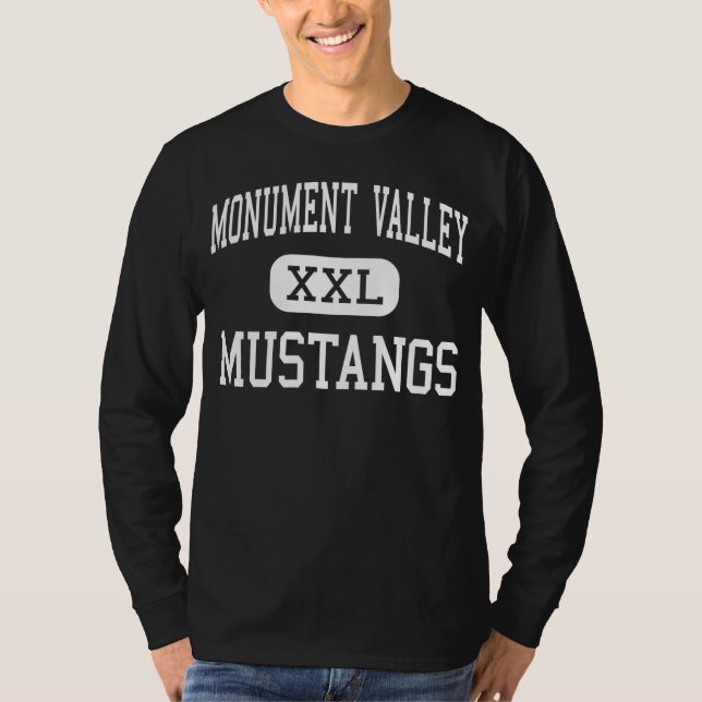 T-shirt Vallée de monument - mustangs - haute - Kayenta (Devant)