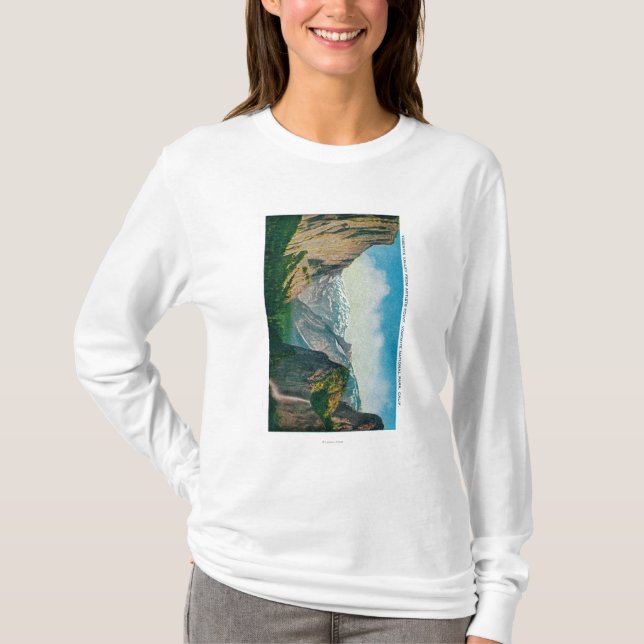 T-shirt Vallée de Yosemite du point de l'artiste (Devant)