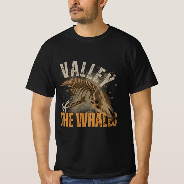 T-shirt Vallée des Baleines Égypte Fossile (Devant)