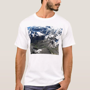 T-shirt Vallée près de la montagne Schilthorn