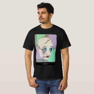 T-shirt 'Vallée troublante' Peinture sur une