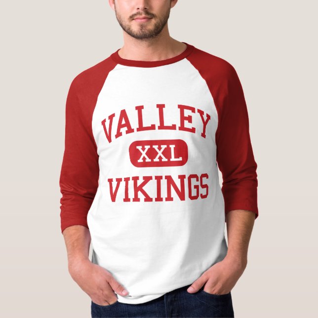 T-shirt Vallée - Vikings - lycée - Las Vegas Nevada (Devant)