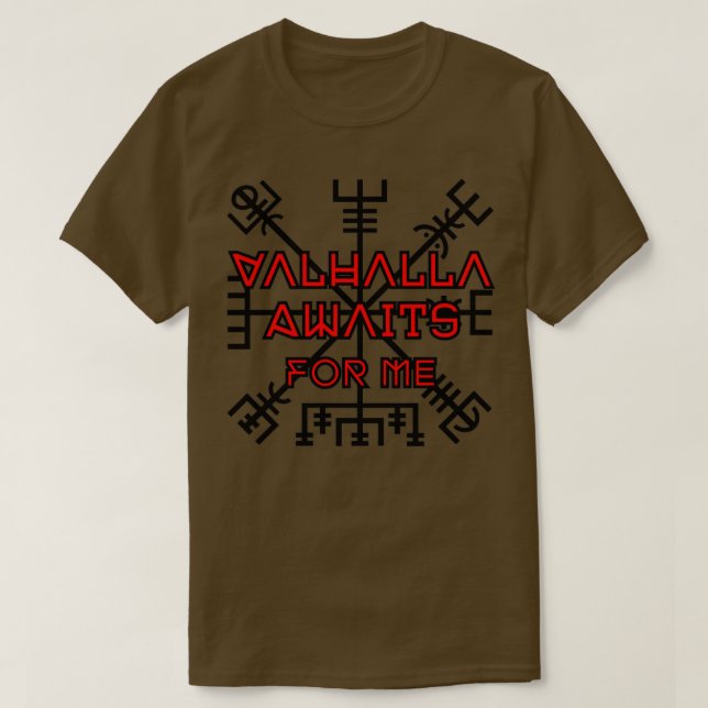 T-shirt Vallhala attend (Design devant)