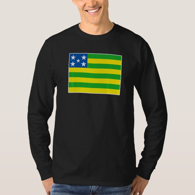 T-shirt Valparaíso de Goiás Flag National pride  Souvenir (Devant)
