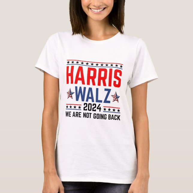 T-shirt Valse 2024 Election Kamala Harris Tim Waltz 2024 1 (Devant)