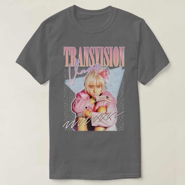 T-shirt Vamp 80s Transvision Fan rétro Art 1 (Design devant)