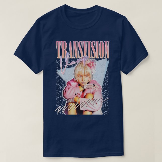 T-shirt Vamp 80s Transvision Fan rétro Art 1 (Design devant)