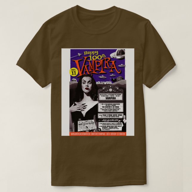 T-shirt Vampira Turns (Design devant)