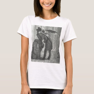 T-shirt Vampire à ailes victorien/gothique d'un baiser