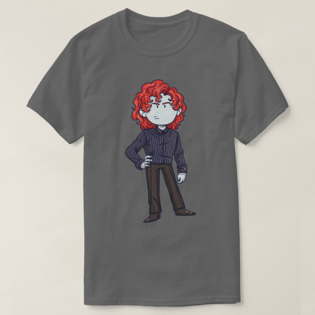 T-shirt Vampire à petite tête rouge (Design devant)