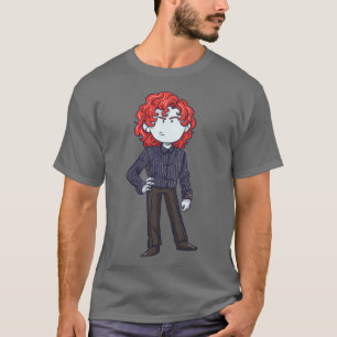 T-shirt Vampire à petite tête rouge