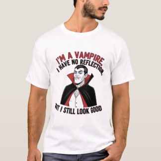 T-shirt Vampire confiant humour Halloween