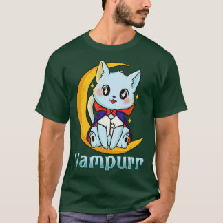 T-shirt Vampire de Halloween Cat Vampurr