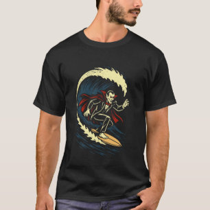 T-shirt Vampire de surf Dracula drôle Halloween Surf