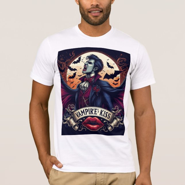T-shirt vampire d'Halloween (Devant)