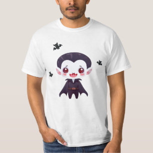 T-shirt vampire d'Halloween d'un goût fantaisiste