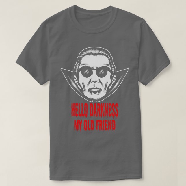 T-shirt Vampire Dracula Drago Darkness Halloween Monster M (Design devant)