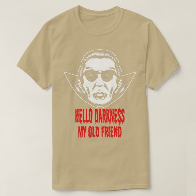 T-shirt Vampire Dracula Drago Darkness Halloween Monster M (Design devant)